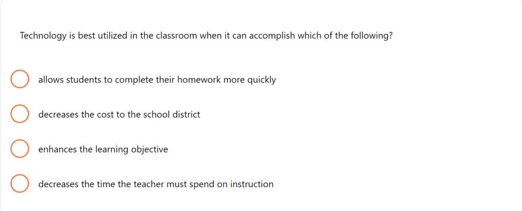Student-Centered Sample Question