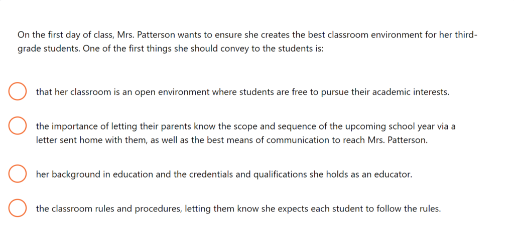 Student-Centered Sample Question