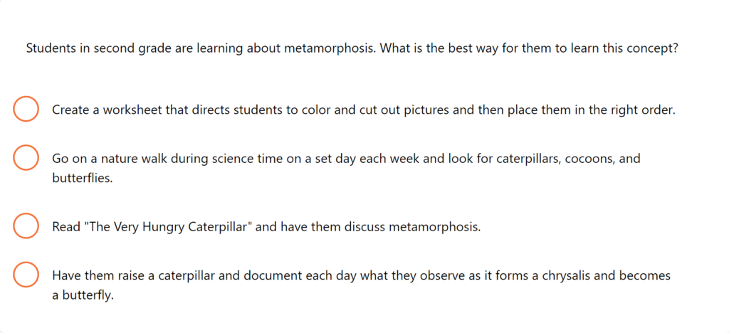 Sample Distractor Question